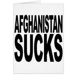 Afghanistan suger hälsningskort