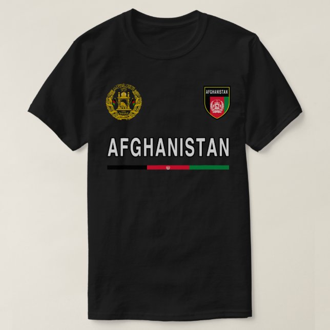 Afghanistan T-shirt Sport/Ocer Jersey Tee F (Design framsida)