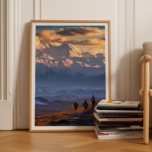 Afghanistan Tryck Berg Poster Hindukush Konst  (Skapare uppladdad)