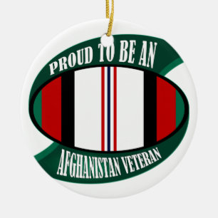 Afghanistan Vet Julgransprydnad Keramik