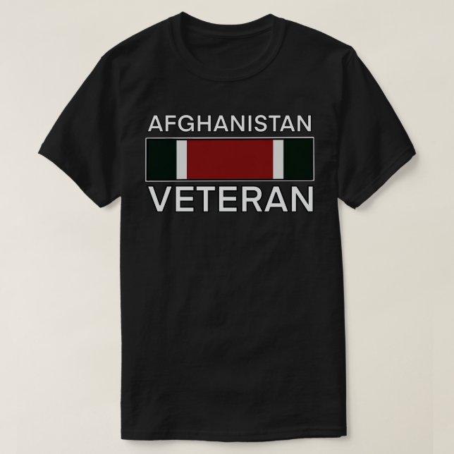 Afghanistan Veteran 1 T Shirt (Design framsida)