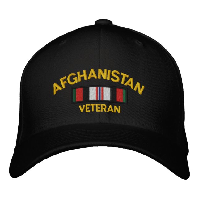 Afghanistan Veteran Broderad Keps (Framsida)