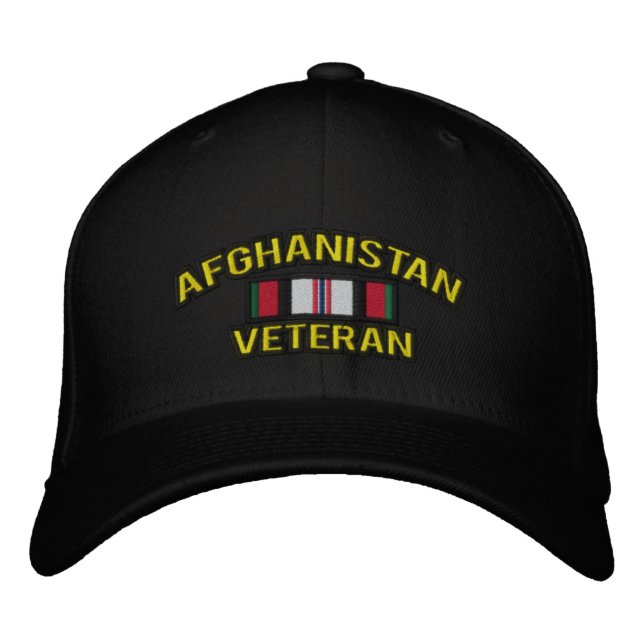 Afghanistan Veteran Broderad Keps (Framsida)