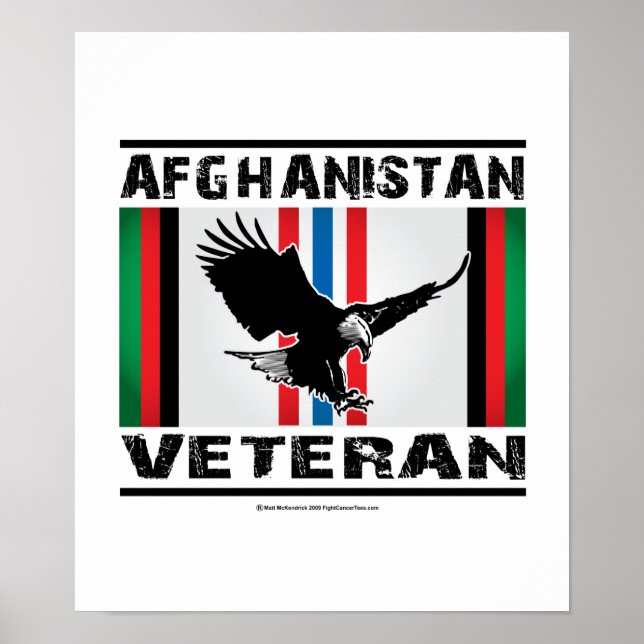 Afghanistan Veteran Eagle 2 Poster (Framsidan)