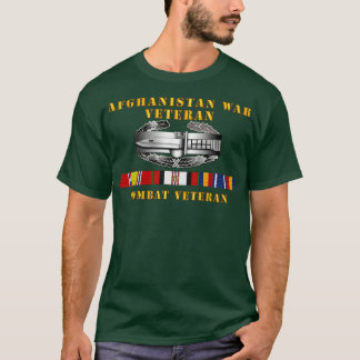 Afghanistan: Veteranbekämpningens aktionsbricka i  T Shirt