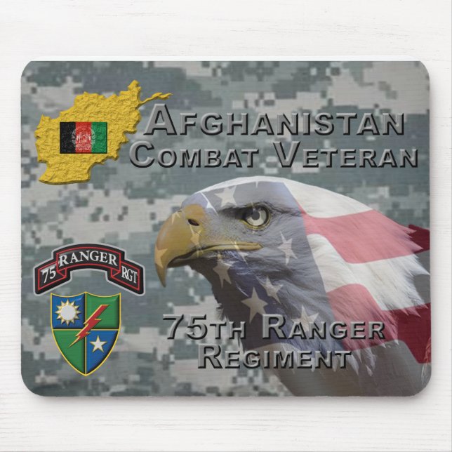 Afghanistankrigsveteran 75:e Rangerregementet Musmatta (Framsidan)