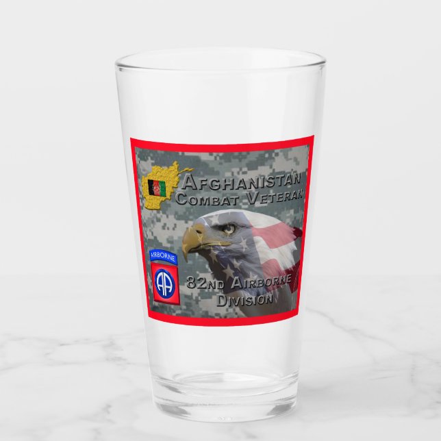 “Afghanistankrigsveteran” - 82:a luftburna divisio Glaskopp (Framsida)