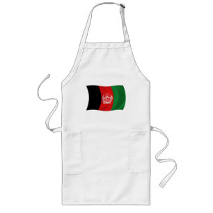 Afghanistans flag förkläde