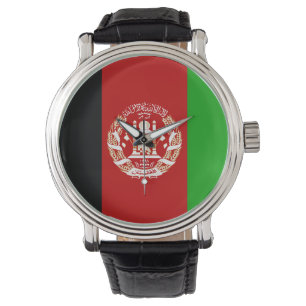 Afghanistans Flagga Armbandsur