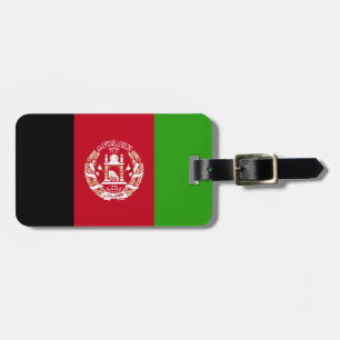 Afghanistans Flagga Bagagebricka