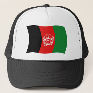 Afghanistans flagga hatt truckerkeps