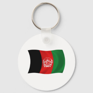Afghanistans flagga Nyckelring