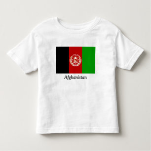 Afghanistans Flagga T-shirt