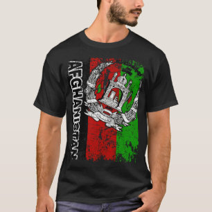 Afghanistans fotboll fläkt  t shirt