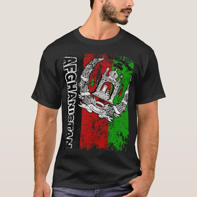 Afghanistans fotboll fläkt t shirt (Framsida)