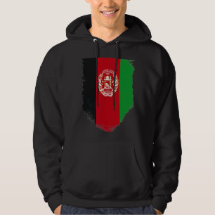 Afghanistans nationella Afghanistan-Pride Manar Kv Hoodie