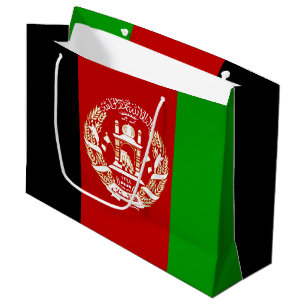 Afghanistans patriotiska flagga