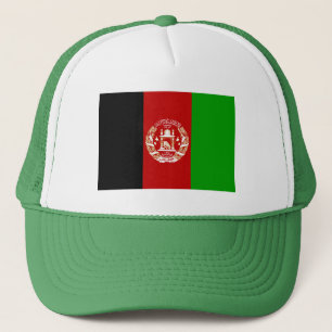 Afghanistans patriotiska flagga truckerkeps