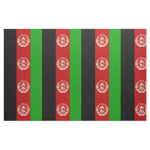 Afghanistans patriotiska flagga tyg