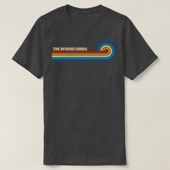 Afghanistans Whigs Retro Sunset T Shirt (Design framsida)