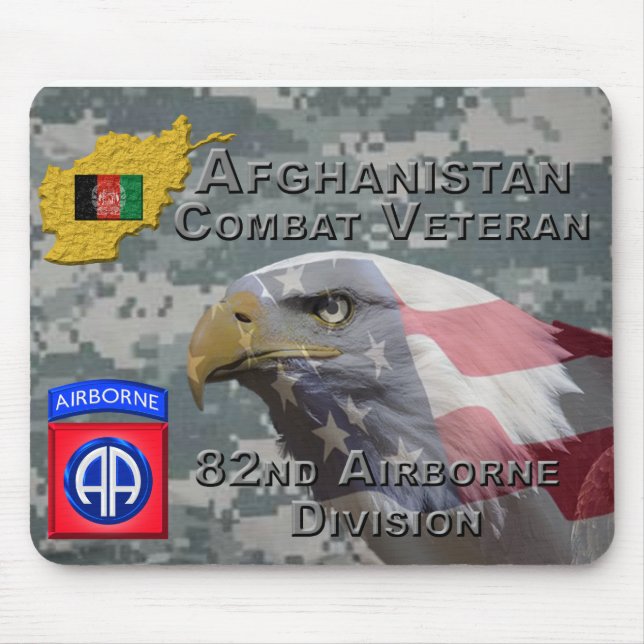 “Afghanistanstrid veteran” - 82nd Airborne Divis Musmatta (Framsidan)