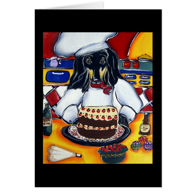 Afghansk Chef Hälsningskort (Framsidan)