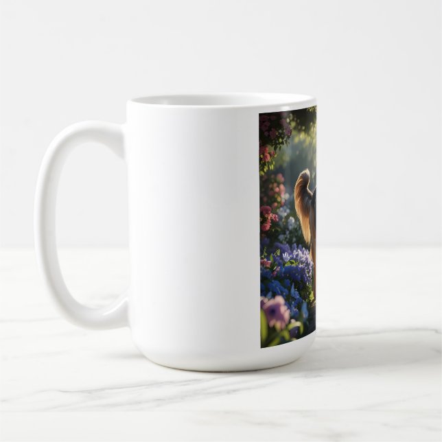 Afghansk hound Elegant Ras Coffee Mugg (Vänster)