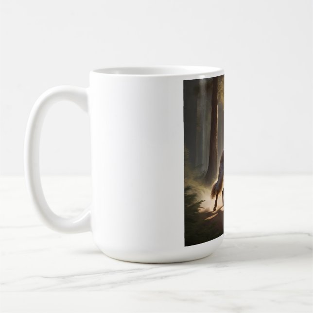 Afghansk hound Elegant Ras Coffee Mugg (Vänster)