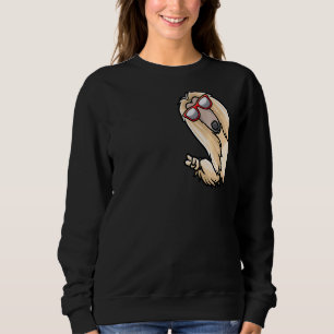 Afghansk hound från sidan med solglasögon t shirt