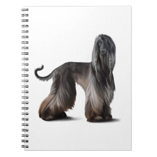 Afghansk hund anteckningsbok