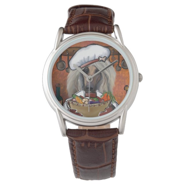 Afghansk hund armbandsur (Framsida)