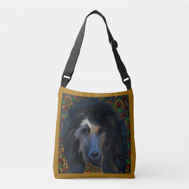 Afghansk hund axelväska (Framsida)