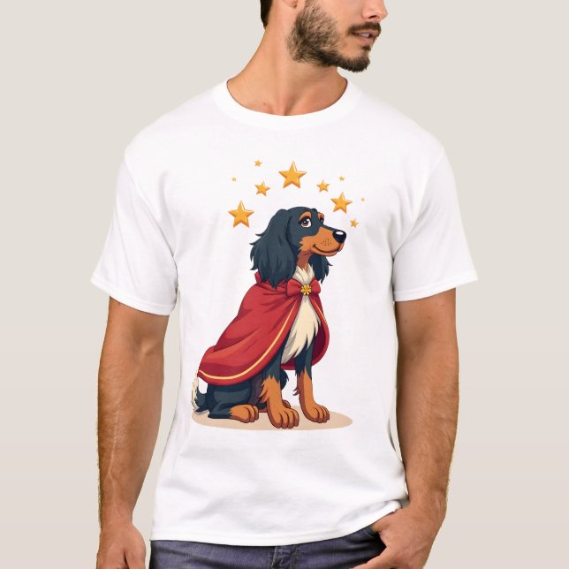 Afghansk hund Elegant Noel T Shirt (Framsida)