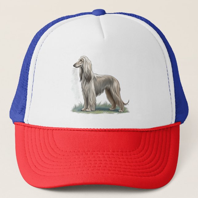 Afghansk hund keps (Framsida)