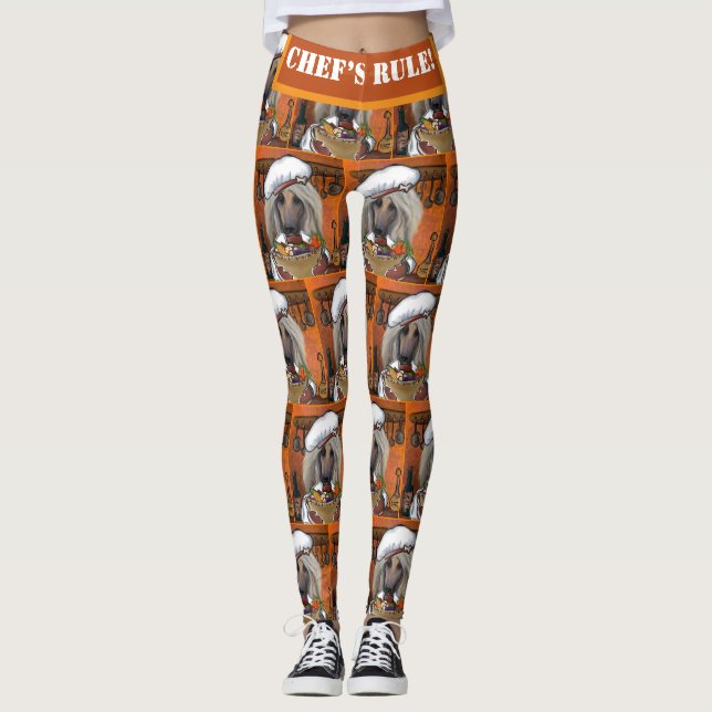 Afghansk hund leggings (Framsida)
