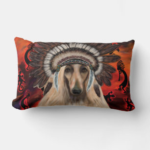 Afghansk hund lumbarkudde