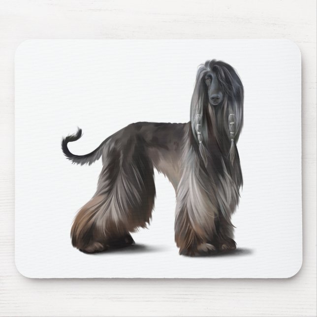 Afghansk hund musmatta (Framsidan)