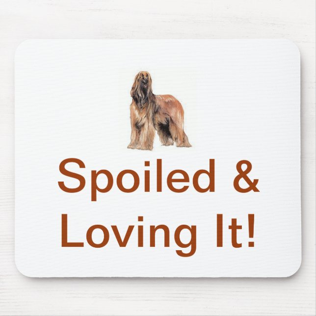 Afghansk hund musmatta (Framsidan)