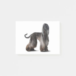 Afghansk hund post-it block