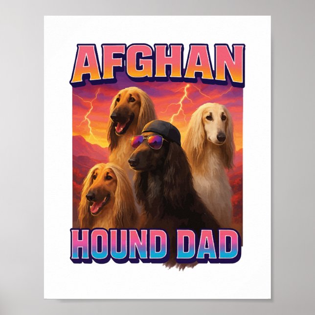 Afghansk hund poster (Framsidan)
