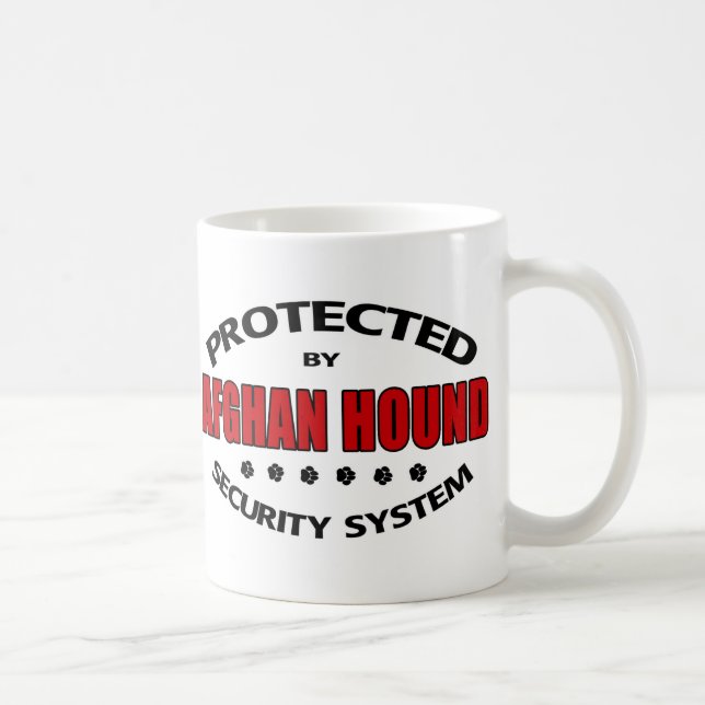 Afghansk hund säkerhet kaffemugg (Höger)