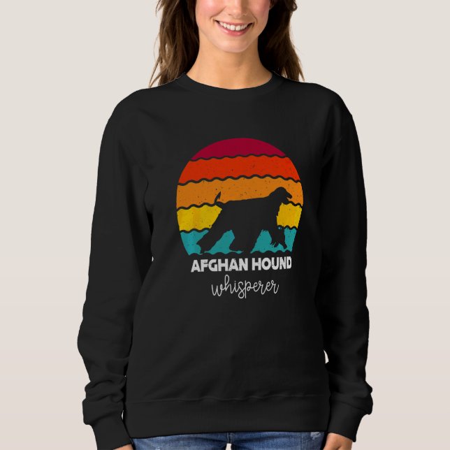 Afghansk hund viskare t shirt (Framsida)
