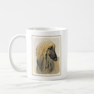 Afghansk ljudmålning - Cute Original Hund Art Kaffemugg