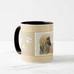 Afghansk ljudmålning - Cute Original Hund Art Mugg