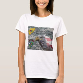 Afghansk regim för bekämpning av veteran 75:e Skog T Shirt
