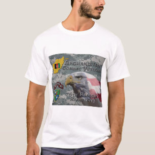 Afghansk Skogsvaktare för bekämpning av veteran T Shirt
