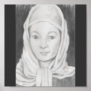 Afghansk skolflicka poster