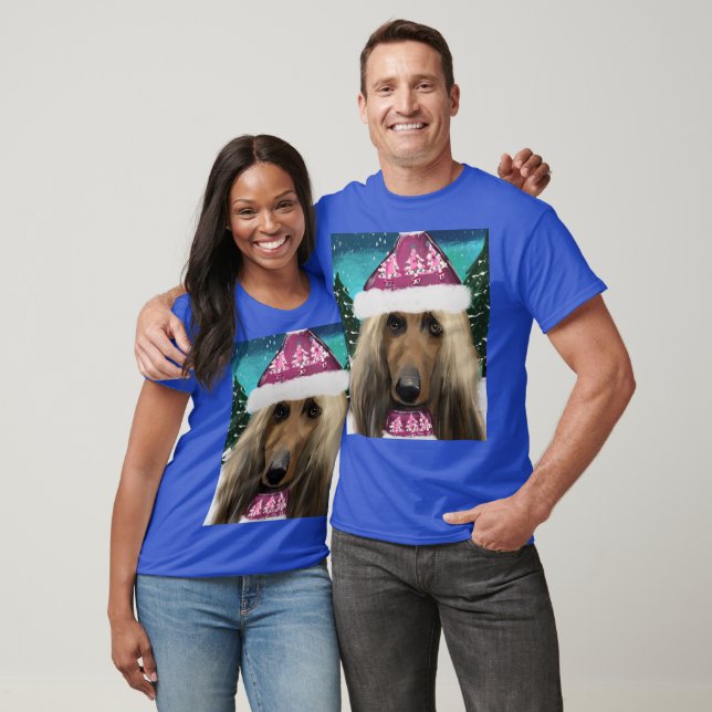 Afghansk vinthund t shirt (Unisex)