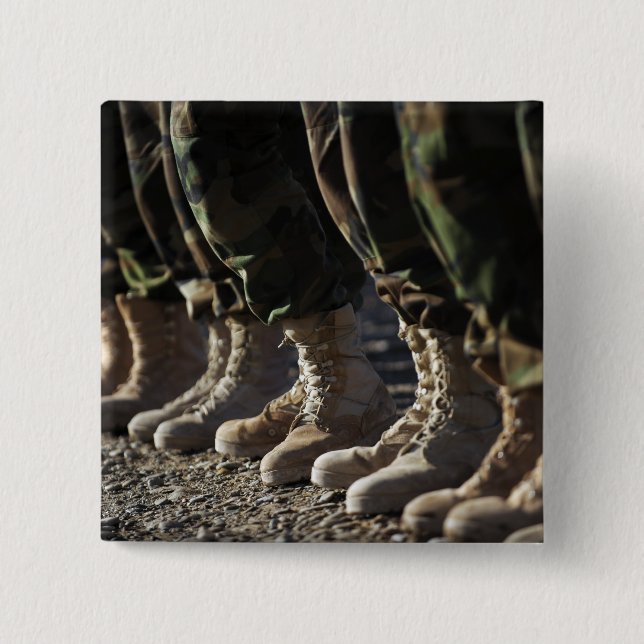 Afghanska arméns soldater i Luft Knapp (Framsida)