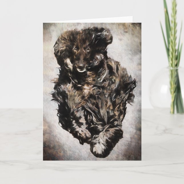 Afghanska hälsningsbevis kort (Framsida)